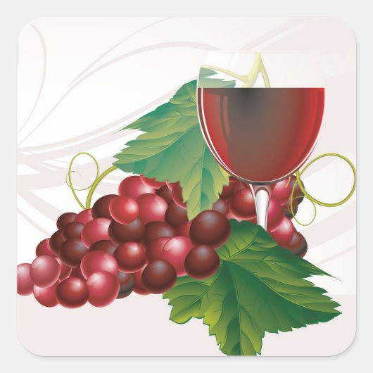 Aufkleber für Wein (Vorderseite)