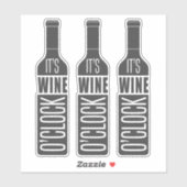 Aufkleber für Weinangebot (Blatt)