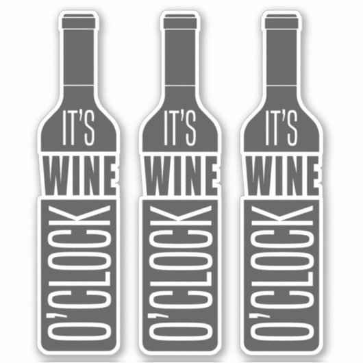 Aufkleber für Weinangebot (Vorderseite)