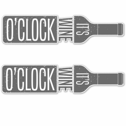 Aufkleber für Weinangebot (Vorderseite)