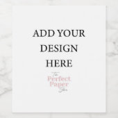 Aufkleber für Weinflaschen (Einzelnes Label)