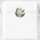 Aufkleber für weiße Hyacinths (Tasche)