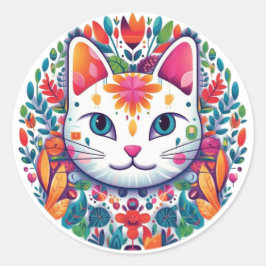Aufkleber für weiße Katzen