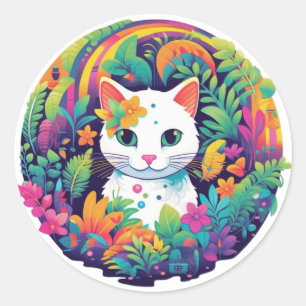 Aufkleber für weiße Katzen