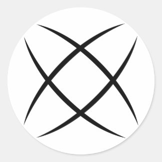 Aufkleber für weiße Logos