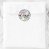 Aufkleber für weiße Rosen streichen (Tasche)