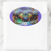 Aufkleber für Weltraumkrabbe 2 (Tasche)