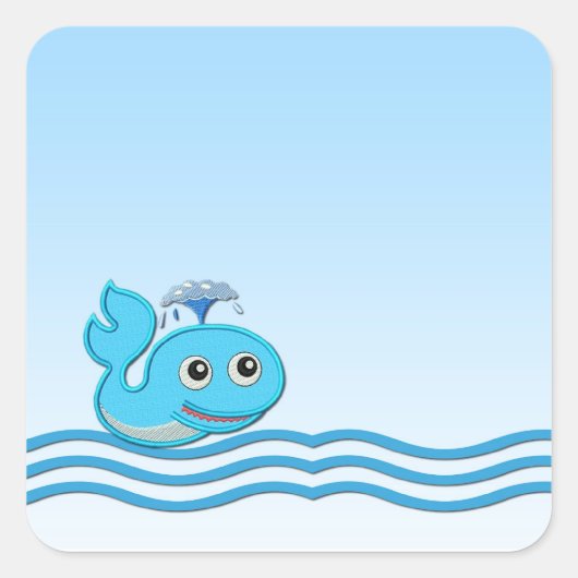 Aufkleber für Whale (Vorderseite)