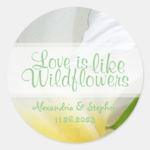 Aufkleber für Wildblumen