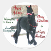 Aufkleber für Winterferien (Vorderseite)