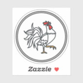 Aufkleber | Garnelen-Sammlung von Fischkraut (Blatt)