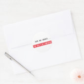 Aufkleber Gefragt (Umschlag)