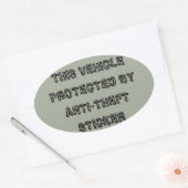 Aufkleber gegen Diebstahl (Umschlag)