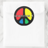 Aufkleber "Generation X PEACE" (Tasche)