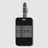 Aufkleber Gepäckanhänger (Vorderseite Vertikal)