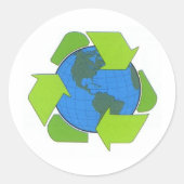 Aufkleber gerecycelt (Vorderseite)