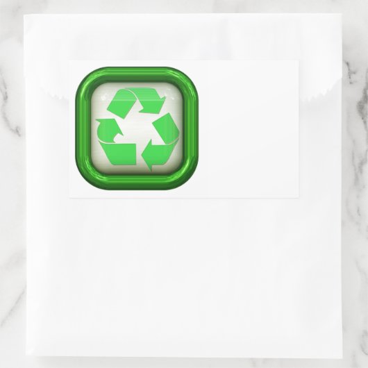 Aufkleber gerecycelt (Tasche)