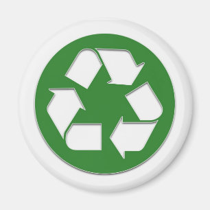 Aufkleber gerecycelt magnet