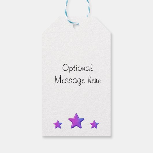 Aufkleber Geschenkanhänger (Rückseite)