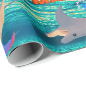 Aufkleber Geschenkpapier (Rolleneckpunkt)