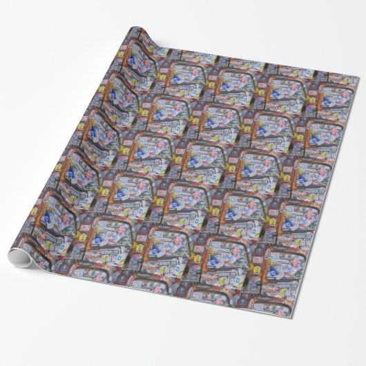 Aufkleber Geschenkpapier (Ungerollt)