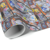 Aufkleber Geschenkpapier (Rolleneckpunkt)