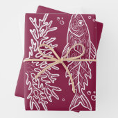 Aufkleber Geschenkpapier Set (Beispiel)