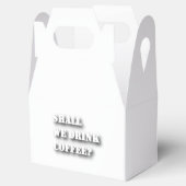 Aufkleber Geschenkschachtel (Geöffnet)