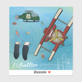 Aufkleber - Geschrieben im Sky