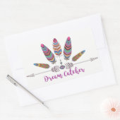 Aufkleber, glänzend, 4,5 x 2,7 Zoll (Blatt) Rechteckiger Aufkleber (Umschlag)