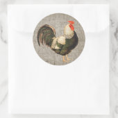 Aufkleber, glänzend, groß, 3 Zoll (Blatt mit 6) Runder Aufkleber (Tasche)