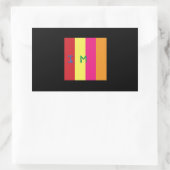 Aufkleber, glänzend, PRISM-LIEBE 4,5 x 2,7 Rechteckiger Aufkleber (Tasche)