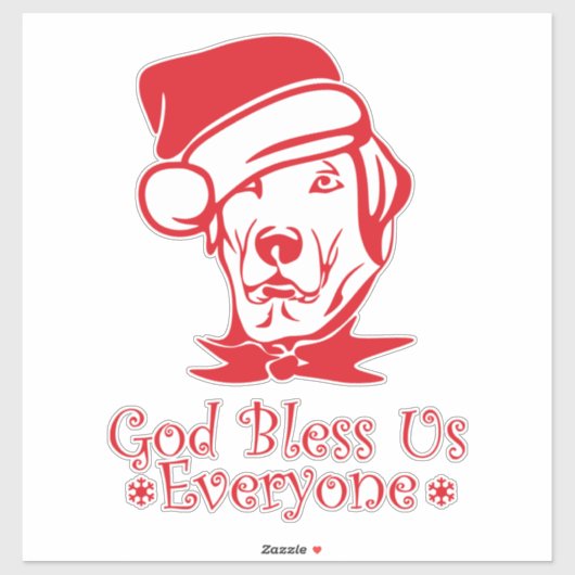 Aufkleber glückliche Weihnachtsfeier (Blatt)