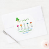 Aufkleber Go Vegan (Umschlag)