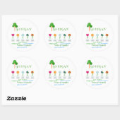 Aufkleber Go Vegan (Blatt)