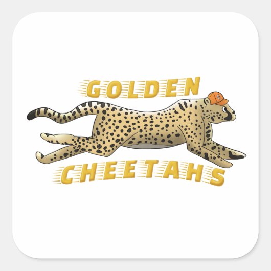 Aufkleber - Golden Cheetahs (Vorderseite)