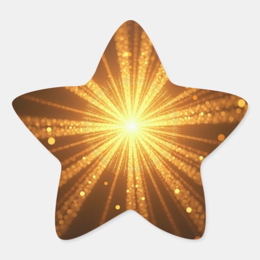 Aufkleber (Goldener Stern) (Vorderseite)