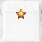 Aufkleber (Goldener Stern) (Tasche)