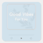 Aufkleber "Good Vibes" (Vorderseite)