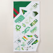 Aufkleber [GRN] Strandtuch (Vorderseite)