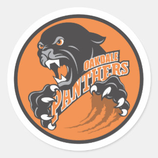 Aufkleber, groß runder aufkleber