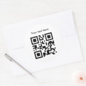 Aufkleber (großer, benutzerdefinierter Text) (Umschlag)