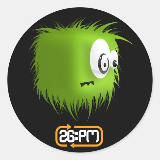 Aufkleber "Grüner Typ" (Vorderseite)