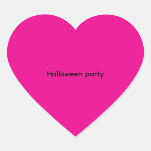 Aufkleber Halloween-Party (Vorderseite)