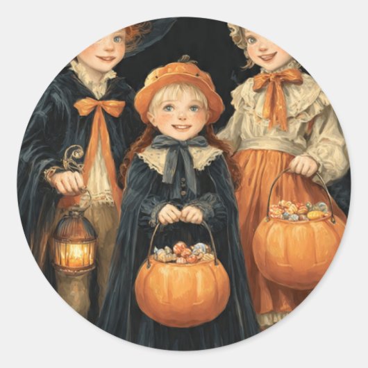 Aufkleber Halloween-Party (Vorderseite)