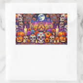 Aufkleber Halloween Tag der Toten (Tasche)