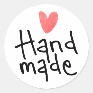 Aufkleber, handgefertigt runder aufkleber