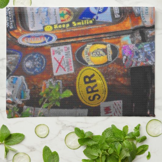 Aufkleber Handtuch (Gefaltet)