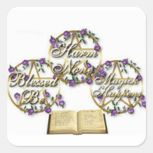 Aufkleber: Harm the None