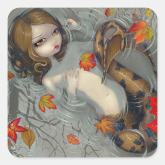 Aufkleber "Herbst-Meerjungfrau"